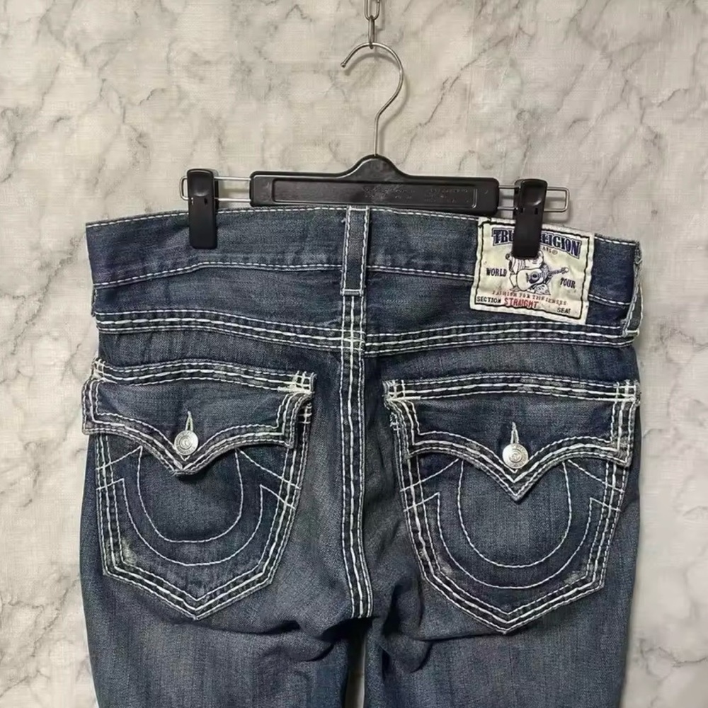 True Religion Women's Dark Blue Boot Cut Jeans